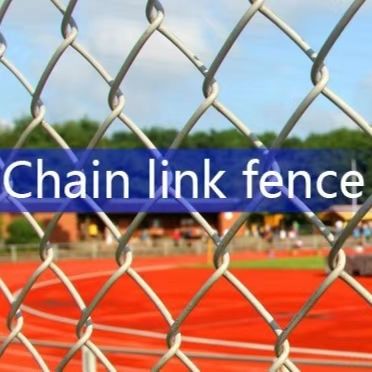 50*50mm Hot Dip Galvanized Chain Link Wire Mesh Fence para la red de campo de fútbol