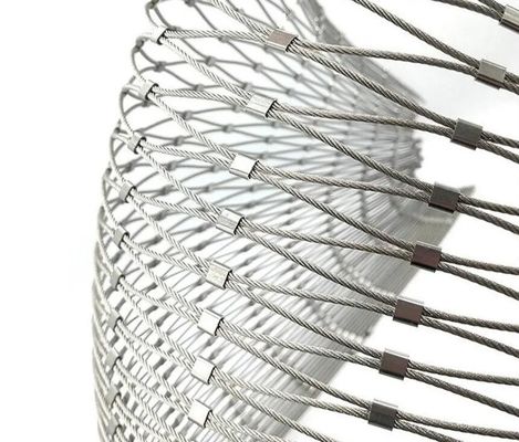 Malla de cable de acero inoxidable SS304/316 para zoológicos y balaustradas