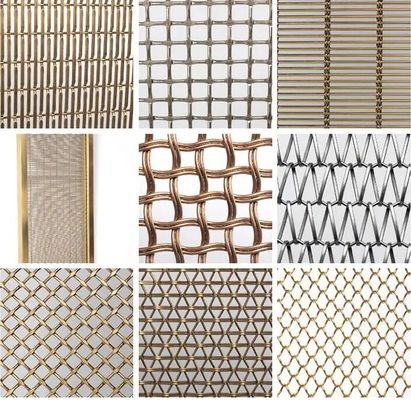 Maquillaje de tejido en espiral decorativo para cintas transportadoras arquitectónicas