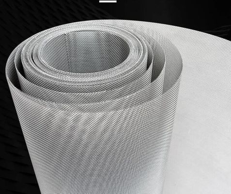 Malla filtrante de tejido liso de acero inoxidable resistente a la temperatura para tamizado