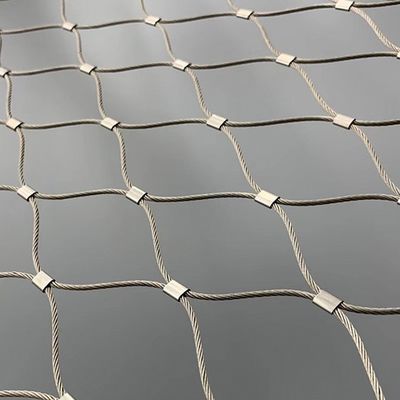 Malla inoxidable a prueba de herrumbre de la cuerda del cable de alambre de acero para la barrera de seguridad del recinto