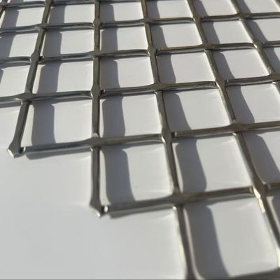 Métodos de tejido diferentes personalizados Panel de acero inoxidable para malla decorativa de pared