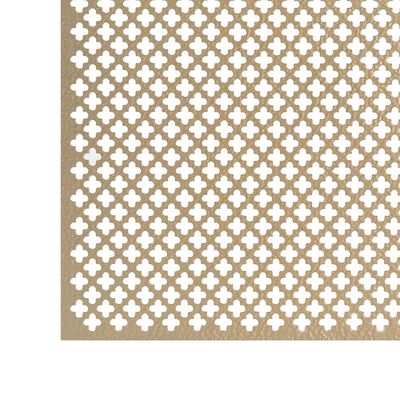 Panel perforado de aluminio revestido con PVDF para fachadas arquitectónicas