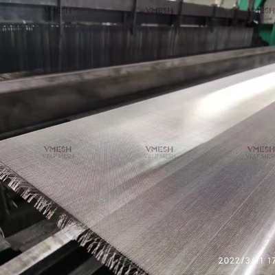 Escrín de filtro de líquido de malla de alambre de tejido plano de acero inoxidable de alta filtración