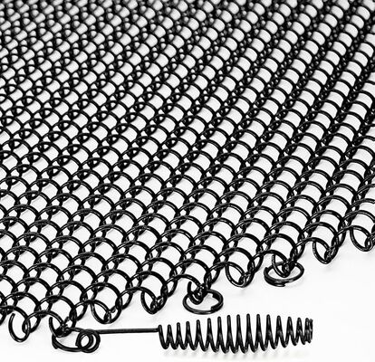 Cortina de malla de eslabones de acero inoxidable de color de 24 pulgadas de ancho para chimenea