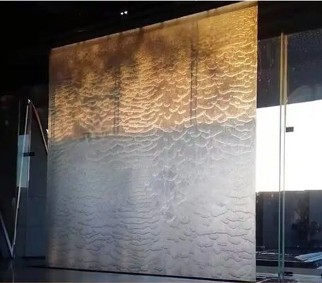 Cortina de la alambrada de la caída del agua del acero inoxidable 304 para el hotel decorativo