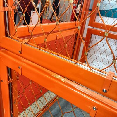 Cuerdas de alambre de acero inoxidable para la red de aislamiento de pelota de los estadios deportivos