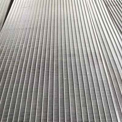 Pantalla de alambre plana de la cuña de los paneles de filtro del acero inoxidable de la malla de Johnson para la industria petrolera