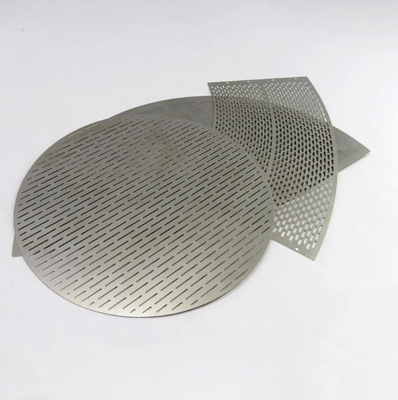Disco de filtro de malla de grabado plano redondo de tamaño OEM para filtro de control de contaminación del aire