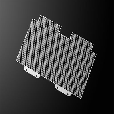 Disco de filtro de malla de acero inoxidable con grabado de agujeros de malla uniformes para cubierta de rejilla de altavoz