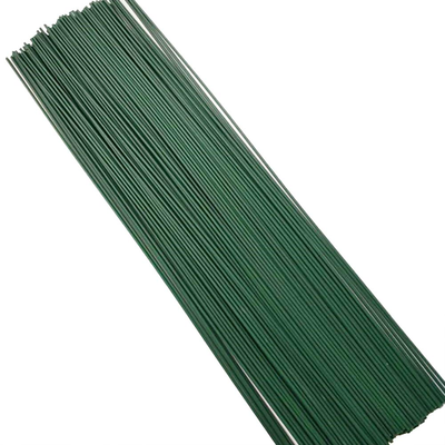 Alambre Floral Artesanal Flexible Pintado de Verde Calibre 18 para Tallo de Flor Artificial