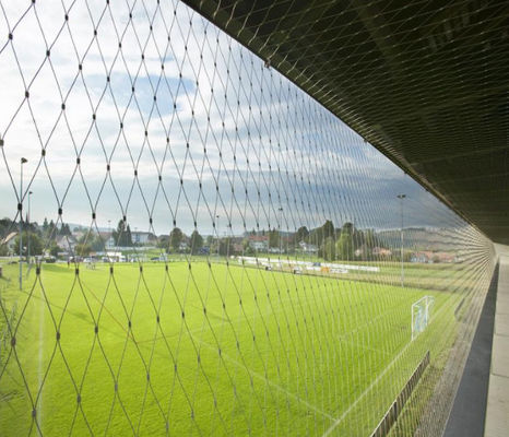 Malla de cuerda de acero inoxidable 304 tejida a mano para recintos de animales de zoológico