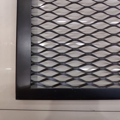 Diseño de interiores paneles de malla metálica expandida de aleación de aluminio ligero