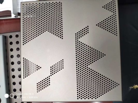 Galvanizado decorativo de malla metálica perforada de calibre 1122