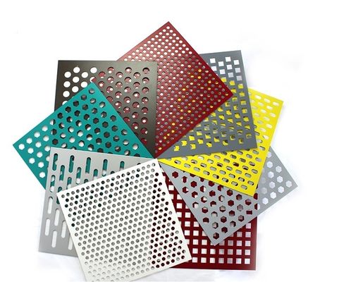 Metal perforado arquitectónico Mesh Sheet del tamaño 1500*2500m m de PVDF