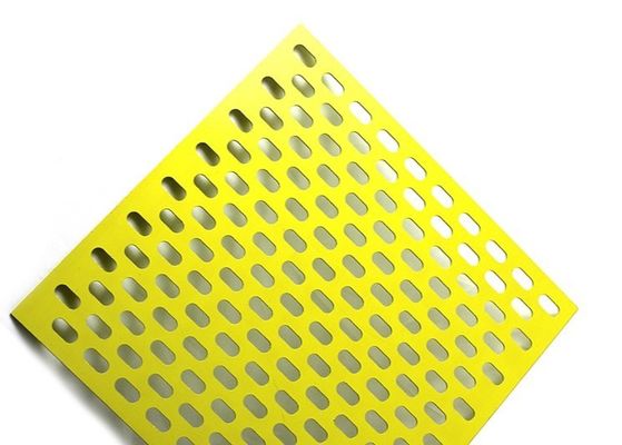 Panel perforado de aluminio de 0,3 mm de tamaño personalizado agujero redondo agujero cuadrado agujero con ranuras