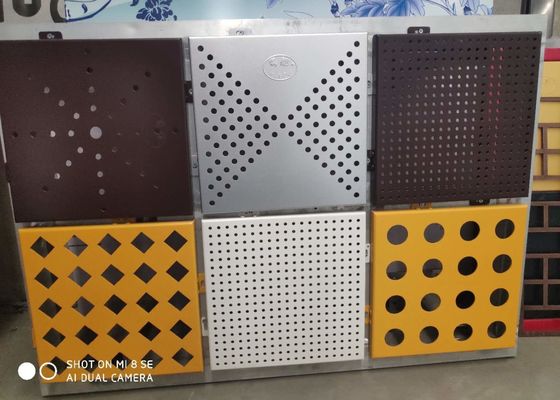La pared de cortina de la fachada perforó el ODM del OEM de la zona abierta de la malla metálica 10%-50%