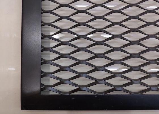 ISO9002 que estira el agujero ampliado negro de la hoja 60*120m m 20*40m m del listón del metal