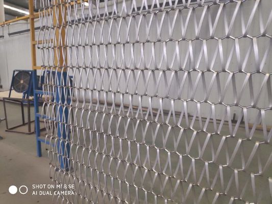Metal arquitectónico Mesh For Facade Deco del arreglo para requisitos particulares de la prueba de fuego