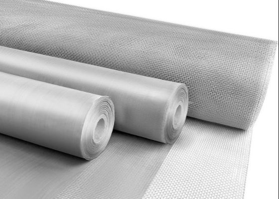 malla de 500*3500m m alambre de acero inoxidable Mesh Ultra Fine Dutch Weave de 1 micrón