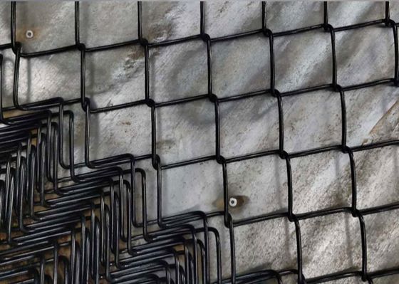 Cerco de enlace de cadena verde galvanizado a fuego caliente 1,5 m 2,0 m de altura