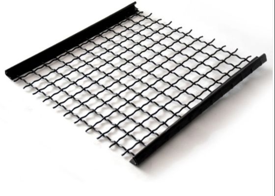 V enganchan el tamiz vibratorio tejido prensado 3m m de Mesh For Stone Sieve del alambre de 2m m