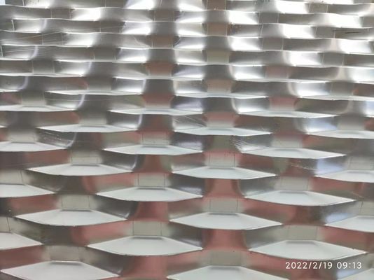 El polvo grande de Diamond Hole Expanded Metal Mesh cubrió el 1.5x3m