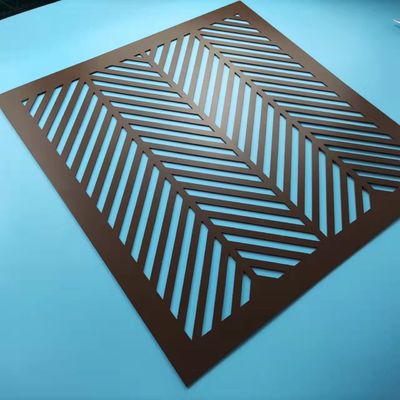 acero inoxidable perforado de Mesh Panels Laser Cut Facade del grueso de 2.0m m decorativo