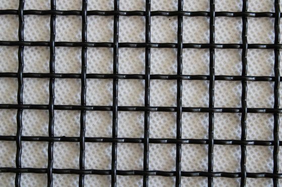 316l metal arquitectónico de acero inoxidable Mesh Woven Locked Crimped Wire