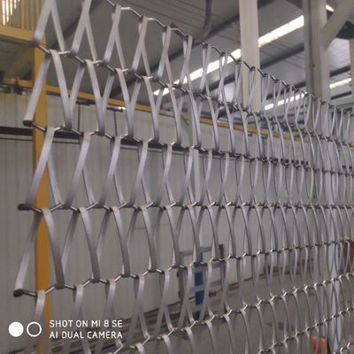 1,2 milímetros del vínculo del alambre plano de armadura espiral de Mesh Conveyor Belt Cladding Balance